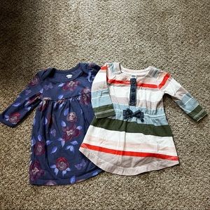 Set of 2 long sleeve dresses